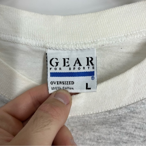 Vintage Gear For Sports Shirt Men Large Grey Colorblock Oversize Rollins Retro - Picture 3 of 10